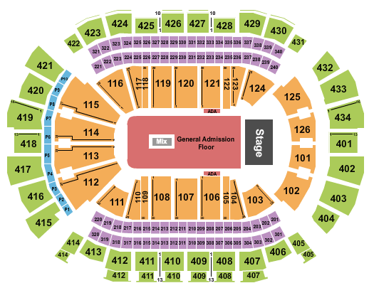 Toyota Center Suicideboys Seating Chart